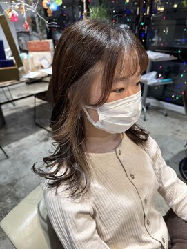 ナルヘアー 越谷(Nalu hair) イヤリングカラー/韓国カラー/ミルクティーカラー