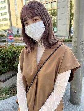 ロチカバイドールヘアー 心斎橋(Rotika by Doll hair) pink beige