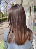 ツヤ感ストレート