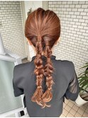 編み下ろし ツインアレンジ パーティセット