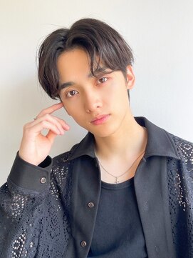 ツーダブルバイフィフス 茶屋町店(WW.. by fifth) センターパートニュアンスパーマツイストメンズスパイラルパーマ