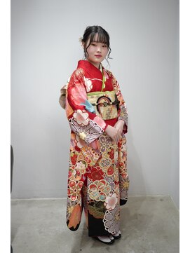 チェロ(CHERO) 【成人式】ヘアアレンジ&メイク&着付け