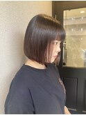 アッシュベージュボブ
