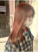 ブリーチなしWカラー コーラルベージュ