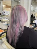 シルバーミックスピンク    松戸市 上本郷 BEST HAIR