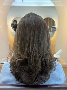 松本平太郎美容室 銀座パートフォー(PART４) 白髪ぼかしハイライト　　◎３０代　４０代　５０代