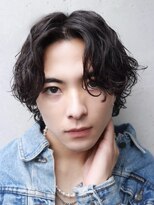 インフィニス 恵比寿(Infinis) 【infinis】波巻きパーマ×センターパートウルフ