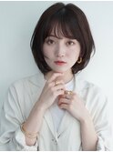ワンカールレイヤーロブスタイル*ナチュラルボブ*白髪染めOK