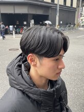 ノイセル 西本町(Noisyle) カルマパーマフェザーパーマブルーブラックサーフカールメンズｙ