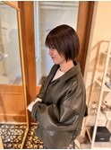 切りっぱなしボブ
