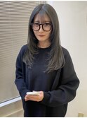大人可愛い大人美人くすみカラーアッシュグレーベージュ