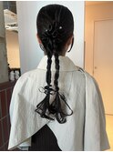 ヘアセット/ヘアアレンジ/早朝OK/結婚式/二次会/お呼ばれヘア