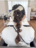 編み下ろしポニー