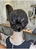 ☆フェミニンシニヨン☆