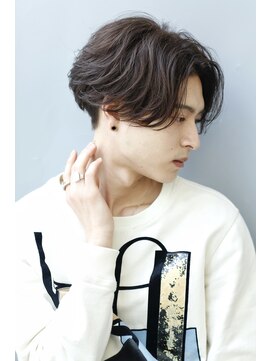 リップス 吉祥寺店 (LIPPS) センターパート　前下がり　毛流れ　ニュアンスパーマ