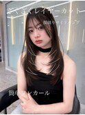 【福岡/小山田】博多/天神/レイヤー/センター分け/ロング/前髪