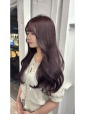 透明感ラベンダーグレージュ/ゆるまき