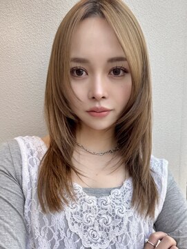 ミンクス 原宿店(MINX) 【MINX】似合わせフェミニンロングレイヤー_原宿/髪質改善