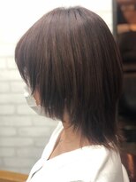 ハサミバイアトリエナガノ 千葉(8sami by atelier nagano) デザインカラー/レイヤーカット/ウエットヘア/オリーブベージュ