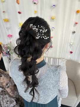 ヘアセット専門サロン by OKINAWA WATABE WEDDING 那覇店 編みおろし
