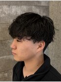 [MEN’S HAIR/波巻ツイストスパイラル/シャドウパーマ/伊勢崎]