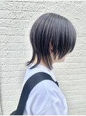 【morio成増 セリザワ】ショートウルフ グレージュカラー
