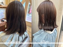 グランアージュ 船橋南口店(grandage)の雰囲気（エイジング毛やダメージ毛が柔らかく伸びる「酸性ストレート」）