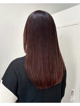 ロッカ(ROCCA) ピンクブラウンストレート