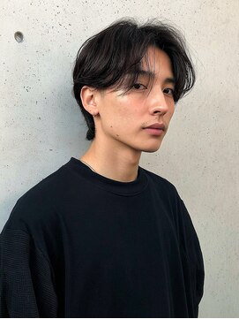 ラル 水戸県道50号店(Lalu.) MEN’S/リバースセンターパート/ニュアンスパーマ/水戸