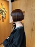 藤沢Rosier手ぐしで整う。藤沢大人ショートカット+透明感ケアカラー+marbb