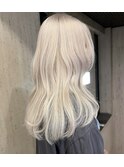 渋谷/ホワイトブロンド/海外ガールロングレイヤー