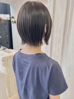 キャアリー(Caary) 福山美容室caary髪質改善ストレート切りっぱなしミニボブ20代
