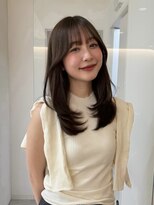 ノイ 銀座(noi)&nbsp;顔周りレイヤーカットべージュカラーくびれレイヤーカット