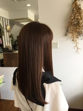 アオ(hair studio ao) サラサラセミロング