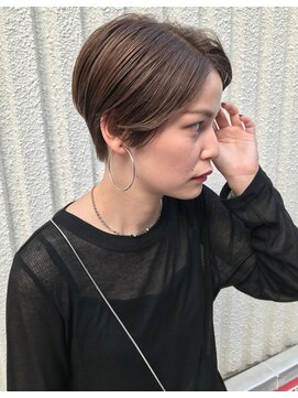 ジュノ 天文館本店(Juno) 【JUNO】ハンサムショート　地毛風カラー