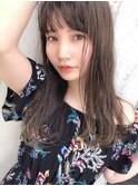 透明感ロング