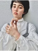 【elm】ショートボブ×くせ毛風のナチュラルショート