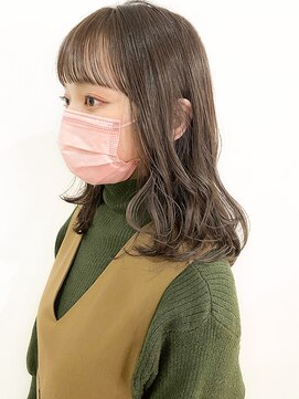 ジェム(GEM) シースルーパッツン・シフォンベージュ