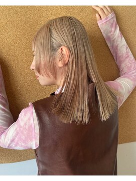 アンドスタイル(&style) 【ブリーチ2回】ブロンドベージュ