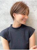 前髪長め大人ショート20代30代40代【AIN.表参道】川原大地