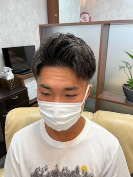 マインド サイトー ヘア アンド スパ mind saito hair&SPA アップバング×マッシュ×フェードツーブロック