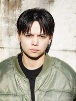 アルファ 新宿(alpha)&nbsp;サーフカール/ 刈り上げセンターパート/ブルーブラック[新宿駅]