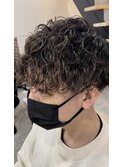 マッシュ×スパイラルパーマ