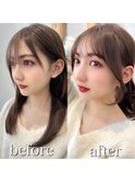 【拓朗style】20代30代40代似合わせ韓国レイヤー顔周り小顔ヘア