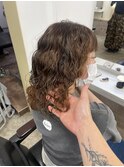 外人ヘアーなカーリーヘアー