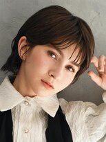 アース 常盤平店(HAIR & MAKE EARTH) ナチュラルな丸みウルフショート
