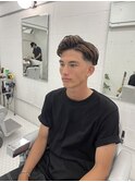 スキンフェード、センターパート、サイドパート