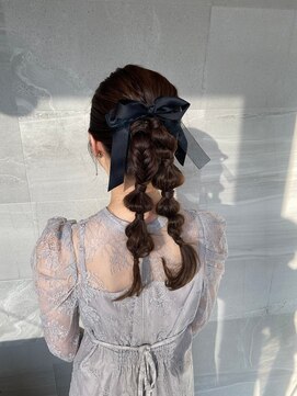 サロン Salon アイ アート お呼ばれ ヘアセット