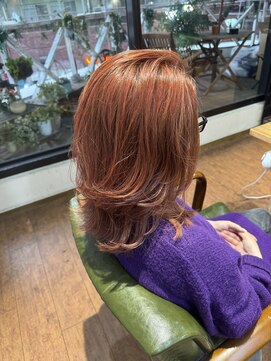 ヘア ライフ ワイレア(HAIR LIFE Wailea) 外国人風コーラルレッド
