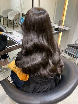 ロンドエニカ 大宮(Lond enika) 暗髪透明感カラーブリーチなしブラウンレイヤー大宮美容室